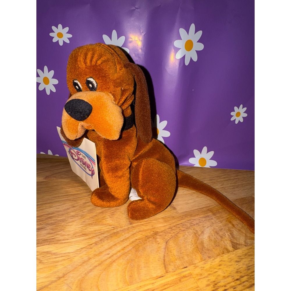Disney Plush Toy Trusty 8" Brown NEW Lady and the Tramp Mini Bean Bag Dog